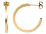 Paar Creolen ADELIA´S "Ohrringe – Creole aus Edelstahl", Damen, Gr. Damen, Edelstahl, gold, Ohrringe, Zum Verschenken – ideal zum Muttertag