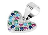 Kettenanhänger ADELIA´S "Anhänger – Herzanhänger aus 925 Silber", silber, Schmuckanhänger, Damen, Silber 925 (Sterlingsilber), Kettenanhänger, Ein stilvolles Geschenk für besondere Momente