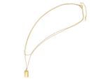 Kette ohne Anhänger ADELIA´S "Halskette mit Anhänger – aus Edelstahl", gold, Halsketten, Damen, 40cm, Edelstahl, Ideal als Geschenk zum Muttertag