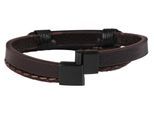 Armband ADELIA´S "Armband aus Leder 20 cm", braun, Armbänder, Damen, 20cm, Leder, Armband, Geschenkidee: zeitlos und vielseitig