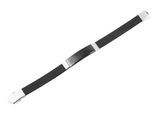 Armband ADELIA´S "Armband – Silikonarmband aus Silikon 20,5 cm", schwarz, Armbänder, Damen, 20cm, Synthetik, Armband, Ein Geschenk, das Freude macht