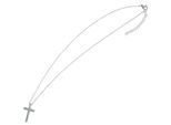 Kette ohne Anhänger ADELIA´S "Halskette mit Anhänger – Kreuz aus Edelstahl", silber, Halsketten, Damen, 47cm, Edelstahl, Geschenkidee: zeitlos und vielseitig