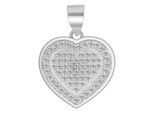 Kettenanhänger ADELIA´S "Anhänger – Herz Herzanhänger aus 925 Silber mit Zirkonia", silber, Schmuckanhänger, Damen, Silber 925 (Sterlingsilber), Kettenanhänger, Ideal als Geschenk zum Muttertag