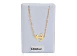 Kette ohne Anhänger ADELIA´S "Halskette mit Anhänger – aus Edelstahl", gold, Halsketten, Damen, 48cm, Edelstahl, Ideal als Geschenk – dezent und elegant