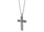 Kette ohne Anhänger ADELIA´S "Halskette mit Anhänger – Kreuz aus Edelstahl", silber, Halsketten, Herren, 46cm, Edelstahl, Zum Verschenken – ideal zum einen besonderen Tag
