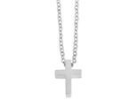 Kette ohne Anhänger ADELIA´S "Halskette mit Anhänger – Kreuz aus Edelstahl", silber, Halsketten, Damen, 48cm, Edelstahl, Perfekt als Geschenk zum einfach so