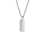 Kette ohne Anhänger ADELIA´S "Halskette mit Anhänger – aus Edelstahl", silber, Halsketten, Damen, 61cm, Edelstahl, Ein kleines Geschenk mit großer Wirkung