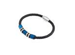 Armband ADELIA´S "Armband aus Leder 22 cm", schwarz, Armbänder, Damen, 22cm, Leder, Armband, Ideal zum Verschenken – schlicht und stilvoll