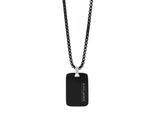 Kette ohne Anhänger ADELIA´S "Halskette mit Anhänger – aus Edelstahl", schwarz, Halsketten, Damen, 60cm, Edelstahl, Schöne Geschenkidee zum Jubiläum