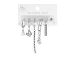 Kettenanhänger ADELIA´S "Anhänger – Anhänger aus Edelstahl mit Perlmutt", silber, Schmuckanhänger, Damen, Edelstahl, Kettenanhänger, Ideal zum Verschenken – schlicht und stilvoll