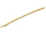 Armband ADELIA´S "Armband – Panzerarmband aus Edelstahl 21 cm", gold, Armbänder, Damen, 21cm, Edelstahl, Armband, Zum Verschenken an Menschen, die Ihnen am Herzen liegen