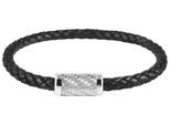 Armband ADELIA´S "Armband aus Leder 19 cm", schwarz, Armbänder, Damen, 19cm, Leder, Armband, Ein stilvolles Geschenk für besondere Momente