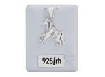 Kettenanhänger ADELIA´S "Anhänger – Pferd Anhänger aus 925 Silber mit Zirkonia", silber, Schmuckanhänger, Damen, Silber 925 (Sterlingsilber), Kettenanhänger, Schöne Geschenkidee zum einfach so