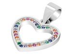 Kettenanhänger ADELIA´S "Anhänger – Herz Herzanhänger aus 925 Silber", silber, Schmuckanhänger, Damen, Silber 925 (Sterlingsilber), Kettenanhänger, Geschenkidee: zeitlos und vielseitig