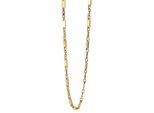 Kette ohne Anhänger ADELIA´S "Halskette – Plattenkette aus Edelstahl 70 cm", gold, Halsketten, Damen, 70cm, Edelstahl, Zum Verschenken – ideal zum Geburtstag