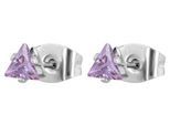 Paar Ohrhänger ADELIA´S "Ohrringe – Ohrstecker aus Edelstahl mit Zirkonia", Damen, Gr. Damen, Edelstahl, silber, Ohrringe, Zum Verschenken – ideal zum Weihnachten