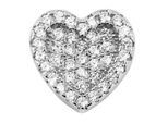 Kettenanhänger ADELIA´S "Anhänger – Herz Herzanhänger aus 925 Silber mit Zirkonia", silber, Schmuckanhänger, Damen, Silber 925 (Sterlingsilber), Kettenanhänger, Ideal als Geschenk für besondere Anlässe