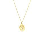 Kette ohne Anhänger ADELIA´S "Halskette mit Anhänger – Lebensbaum aus Edelstahl", gold, Halsketten, Damen, 43cm, Edelstahl, Ein kleines Geschenk mit großer Wirkung