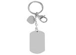 Kettenanhänger ADELIA´S "Anhänger – Schlüssel Gravuranhänger aus Edelstahl", silber, Schmuckanhänger, Damen, Edelstahl, Kettenanhänger, Ideal als Geschenk zum Muttertag