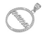 Kettenanhänger ADELIA´S "Anhänger aus 925 Silber mit Zirkonia", silber, Schmuckanhänger, Damen, Silber 925 (Sterlingsilber), Kettenanhänger, Ideal zum Verschenken – schlicht und stilvoll