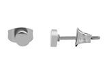 Paar Ohrhänger ADELIA´S "Ohrringe – Ohrstecker aus Edelstahl", Damen, Gr. Unisex, Edelstahl, silber, Ohrringe, Ideal zum Verschenken – schlicht und stilvoll