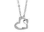 Kette ohne Anhänger ADELIA´S "Halskette mit Anhänger – Herz aus 925 Silber", silber, Halsketten, Damen, 45cm, Silber 925 (Sterlingsilber), Ein kleines Geschenk mit großer Wirkung