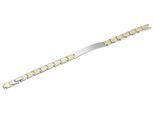 Gliederarmband ADELIA´S "Armband – Gliederarmband aus Edelstahl 21,5 cm", gold (silber), Armbänder, Damen, 22cm, Edelstahl, Gliederarmband, Zum Verschenken an Menschen, die Ihnen am Herzen liegen