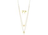 Kette ohne Anhänger ADELIA´S "Halskette mit Anhänger – aus Edelstahl", gold, Halsketten, Damen, 50cm, Edelstahl, Ein stilvolles Geschenk für besondere Momente