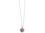 Kette ohne Anhänger ADELIA´S "Halskette – Ankerkette aus Edelstahl mit Zirkonia 43 cm", silber, Halsketten, Damen, 43cm, Edelstahl, Ein Geschenk, das Freude macht