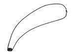 Kette ohne Anhänger ADELIA´S "Halskette mit Anhänger – aus Edelstahl", schwarz, Halsketten, Damen, 61cm, Edelstahl, Ideal als Geschenk für besondere Anlässe