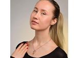 Kette ohne Anhänger ADELIA´S "Halskette mit Anhänger – Engel aus Edelstahl", rosa (gold), Halsketten, Damen, 45cm, Edelstahl, Perfekt als Geschenk für besondere Menschen