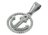 Kettenanhänger ADELIA´S "Anhänger aus Edelstahl", silber, Schmuckanhänger, Damen, Edelstahl, Kettenanhänger, Ein stilvolles Geschenk für besondere Momente