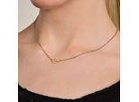 Kette ohne Anhänger ADELIA´S "Halskette mit Anhänger – aus Edelstahl", gold, Halsketten, Damen, 48cm, Edelstahl, Ideal als Geschenk für besondere Anlässe
