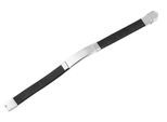 Armband ADELIA´S "Armband – Lederarmband aus Leder 21 cm", schwarz, Armbänder, Herren, 21cm, Leder, Armband, Zum Verschenken – ideal zum Weihnachten