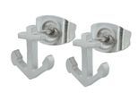 Paar Ohrhänger ADELIA´S "Ohrringe – Ohrstecker aus Edelstahl", Damen, Gr. Unisex, Edelstahl, silber, Ohrringe, Ideal zum Verschenken – schlicht und stilvoll