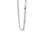 Kette ohne Anhänger ADELIA´S "Halskette – Plattenkette aus Edelstahl 55 cm", silber, Halsketten, Damen, 55cm, Edelstahl, Zum Verschenken an Menschen, die Ihnen am Herzen liegen