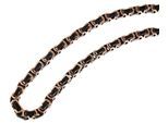 Kette ohne Anhänger ADELIA´S "Halskette – Königskette aus Edelstahl 60 cm", schwarz, Halsketten, Damen, 60cm, Edelstahl, Eine schöne Geschenkidee für jeden Anlass