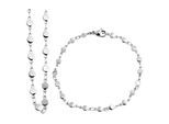 Kette ohne Anhänger ADELIA´S "Halskette aus Edelstahl 50 cm", silber, Halsketten, Damen, 50cm, Edelstahl, Ideal zum Verschenken – schlicht und stilvoll