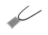 Kette ohne Anhänger ADELIA´S "Halskette mit Anhänger – aus Textil", silber (schwarz), Halsketten, Damen, 45cm, Ein Geschenk, das Freude macht