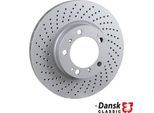 JP GROUP Bremsscheibe 1663100870 Vorderachse links Gelocht 318mm 28mm für Porsche