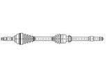 METELLI Antriebswelle 171069 für VW