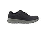 Hush Puppies Heren Nelson Leren Veterschoenen (Zwart)