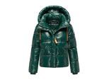 Marikoo dames gewatteerde winterjas Skyraa met capuchon & glanzend design