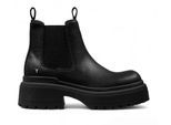 Windsor Smith – Schwarze Chelsea-Stiefel aus klobigem Leder – Dopamin
