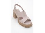 Zennia Leder Plateau Sandale (Women)