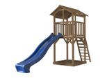 P & B , Blau, Braun , Holz , Zeder , 111x242x349 cm , Fsc, EN 71 ,