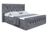 BOXBETT NOEL-Z - 160 x 200 - H4 - Dunkelgrau