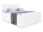 BOXSPRINGBETT VELANTO-Z KING - 120 x 200 - H3/H4 - Weiß Hochglanz