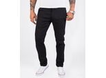 Rock Creek Stoffhose Schwarz
