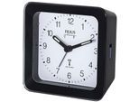 Funkwecker FILIUS ZEITDESIGN, schwarz-weiß (schwarz, weiß), Wecker, Funkwecker, Wecker, Schlafzimmer, Leuchtzeiger, Beleuchtung, Weckwiederholung
